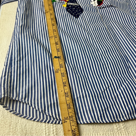 Disney x Segreta Italy Donald Duck Embroidered Shirt US 12 / IT 42 - Picture 12 of 13